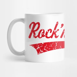 Rock 'n' Roll Vintage Red Mug